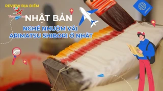 Nghề nhuộm vải Arimatsu Shibori ở Nhật