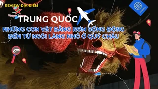 Những con vật bằng rơm sống động đến từ ngôi làng nhỏ ở Quý Châu - Trung Quốc