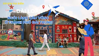Ngôi làng cầu vồng ở thành phố Đài Trung