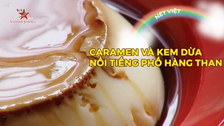 Caramen và kem dừa nổi tiếng phố Hàng Than