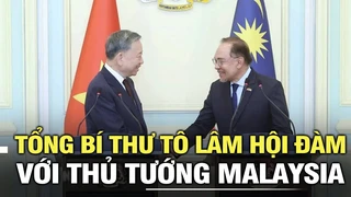 Tổng bí thư Tô Lâm hội đàm với thủ tướng Malaysia, chứng kiến lễ ký kết các văn kiện hợp tác