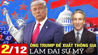 Thời sự Mỹ sáng 2/12: Ông Trump chọn Giám đốc FBI, đề xuất thông gia làm Đại sứ Mỹ
