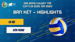 HIGHLIGHTS | Hà Nội - Biên Phòng | Bán kết nam | Giải Bóng chuyền trẻ Cup CLB Quốc gia 2023