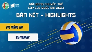 HIGHLIGHTS | Nữ BTL Thông Tin - Nữ Vietinbank | Bán kết nữ | Giải bóng chuyền trẻ Cup CLB QG 2023