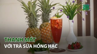 Thanh mát với Trà Sữa Hồng Hạc 3