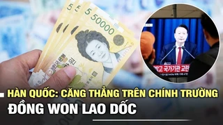 Hàn Quốc: Căng thẳng trên chính trường, đồng won lao dốc