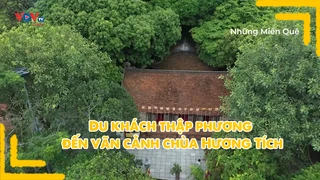 Du khách thập phương đến vãn cảnh chùa Hương Tích