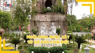 Ngôi chùa được xây từ gò đàn chim Diệc
