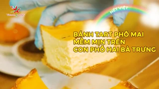 Bánh tart phô mai mềm mịn trên con phố Hai Bà Trưng