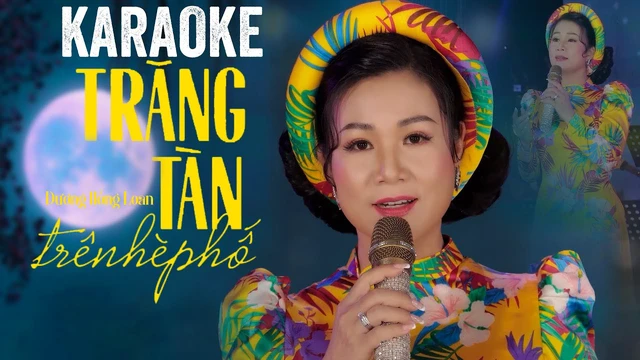 Karaoke Trăng Tàn Trên Hè Phố - Dương Hồng Loan