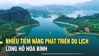 Nhiều tiềm năng phát triển du lịch lòng hồ Hòa Bình