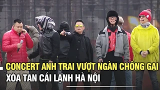 Concert 'Anh Trai Vượt Ngàn Chông Gai' xóa tan cái lạnh Hà Nội