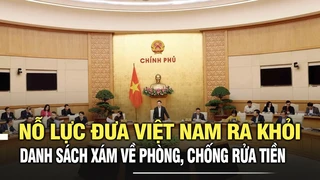 Nỗ lực đưa Việt Nam ra khỏi danh sách xám về phòng, chống rửa tiền