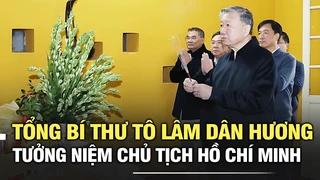 Tổng Bí thư Tô Lâm dâng hương tưởng niệm Chủ tịch Hồ Chí Minh