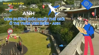 Con đường dốc nhất thế giới ở thị trấn ven biển - Anh