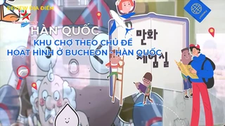 Khu chợ theo chủ đề hoạt hình ở Bucheon - Hàn Quốc