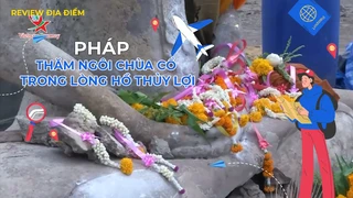Thăm ngôi chùa cổ trong lòng hồ thủy lợi