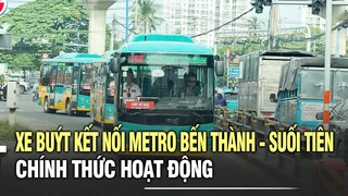 Xe buýt kết nối metro Bến Thành - Suối Tiên chính thức hoạt động