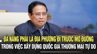 Đà Nẵng phải là địa phương đi trước, mở đường trong việc xây dựng quốc gia thương mại tự do