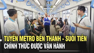 Tuyến metro Bến Thành – Suối Tiên chính thức vận hành