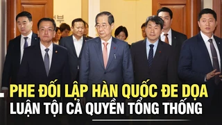 Phe đối lập Hàn Quốc đe dọa luận tội cả Quyền Tổng thống
