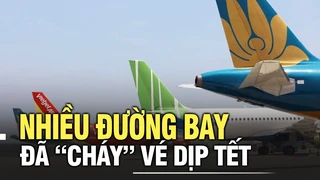 Nhiều đường bay đã “cháy” vé dịp Tết