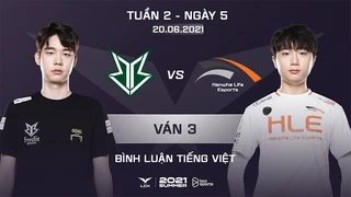 [20.06.2021] BRO vs HLE - Ván 3 - Bình Luận Tiếng Việt - LCK Mùa Hè 2021