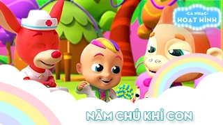 Ca nhạc Năm chú khỉ con (7)