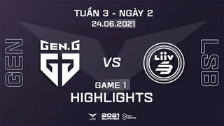 [Highlights] GEN vs LSB - Ván 1 - Tuần 3 Ngày 2 - LCK Mùa Hè 2021