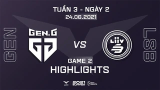 [Highlights] GEN vs LSB - Ván 2 - Tuần 3 Ngày 2 - LCK Mùa Hè 2021
