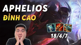 Sức mạnh của Aphelios trong tay em Quang, cân 3 cứ gọi là đơn giản