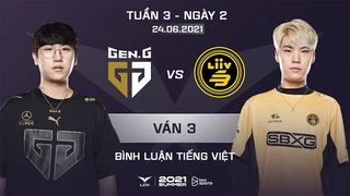 [24.06.2021] GEN vs LSB - Ván 3 - Bình Luận Tiếng Việt - LCK Mùa Hè 2021