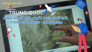 Hình vẽ cổ xưa nhất trên thế giới ở đảo Sulawesi - Indonesia