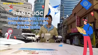 Nghề giao sữa chua cho người cao tuổi ở Hàn Quốc