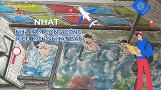 Nhà tắm công cộng kiểu mới ở Nhật Bản