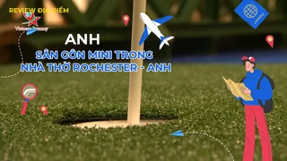 Sân gôn mini trong nhà thờ Rochester - Anh