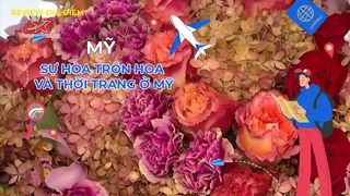 Sự hòa trộn hoa và thời trang ở Mỹ