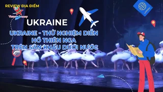 Ukraine - Thử nghiệm diễn Hồ Thiên Nga trên sân khấu dưới nước