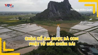 Chùa Cổ Am được bà con phật tử đến chiêm bái