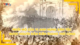 Ngôi mộ của vị anh hùng dân tộc được người dân Kiên Giang thờ cúng
