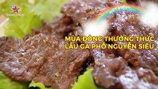 Mùa đông thưởng thức lẩu gà phố Nguyễn Siêu