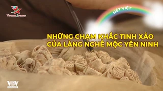 Những chạm khắc tinh xảo của làng nghề mộc Yên Ninh