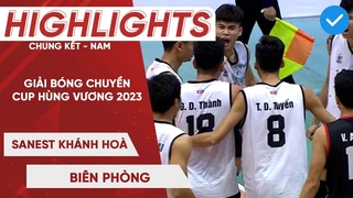 Highlights | Biên Phòng Vs Sanest Khánh Hòa | Cúp Bóng Chuyền Hùng Vương 2023