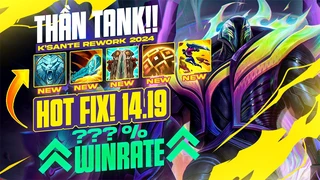 Sức mạnh bá đạo của Ksante rework 14.19 - Vừa rework đã được Riot buff mạnh 3 kỹ năng