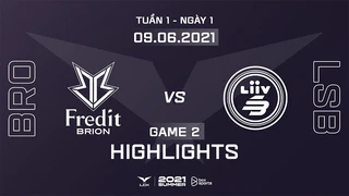 [Highlights] BRO vs LSB (Game 2) - PentaKill Đầu Tiên Của Mùa Giải - Tuần 1 Ngày 1 - LCK Mùa Hè 2021