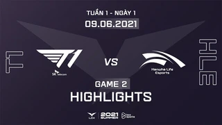 [Highlights] T1 vs HLE - Ván 2 - Tuần 1 Ngày 1 - LCK Mùa Hè 2021