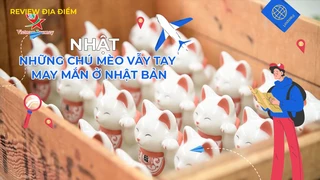 Những chú mèo vẫy tay may mắn ở Nhật Bản