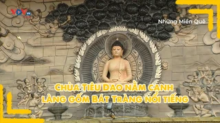 Chùa Tiêu Dao nằm cạnh làng gốm Bát Tràng nổi tiếng
