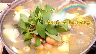 Lẩu gà lá é từ Đà Lạt