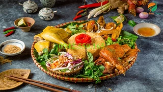 Đặc sản tôm bay và gà đồi nướng p3